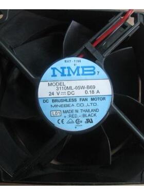 8025风扇 DC24V二线直流风扇 80mm双滚珠轴承直流散热风机NMB8025