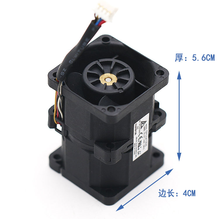 台达 GFC0412DS 4CM 4056 12V 2.80A 双电机暴力涡轮增压散热风扇
