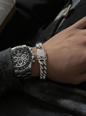 2025新款夏季手链男潮高级小众设计感古巴美风轻奢男生单身款简约