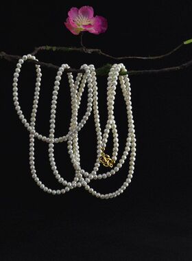 超长150cm天然淡水小珍珠项链链