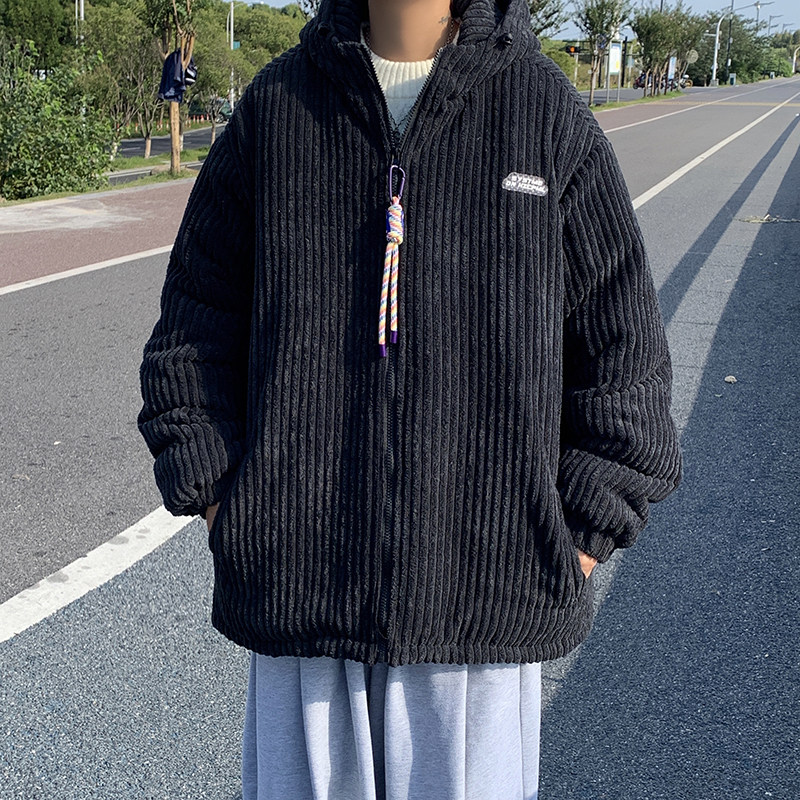 冬新款学生情侣棉服灯芯绒加厚夹棉彩虹挂件213-1p138控158my18,男装棉衣,星座213-1