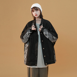 21新款情侣腰果花拼接牛仔夹克213-1p75控88精品做工jk08有货，女装短外套，星座213-1