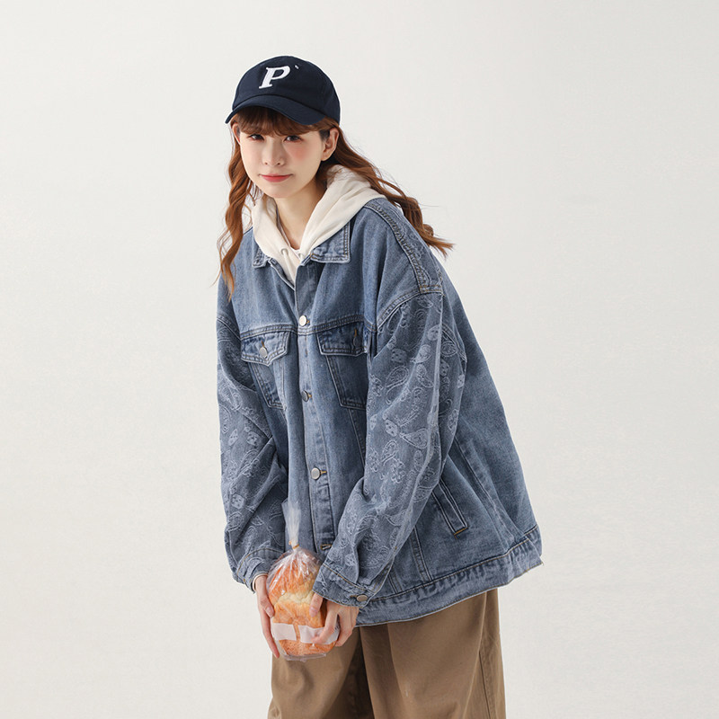 新款情侣撞色拼接牛仔夹克213-1p75控98精品做工jk11有货,女装短外套,星座213-1