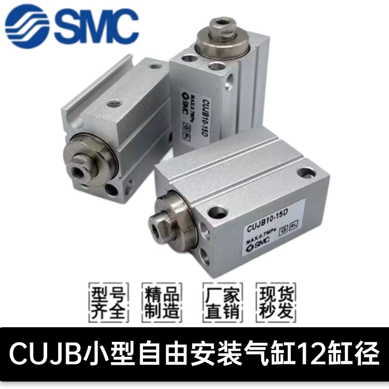 小型自由安装气缸CUJB12-CDUJB12-5-10-15-20-25-30-40DM
