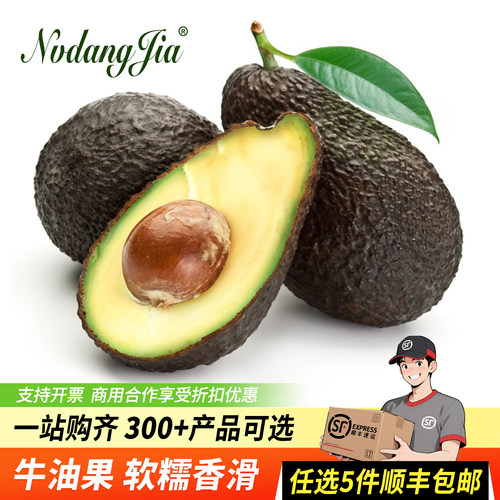 新鲜牛油果中大果西餐沙拉食材