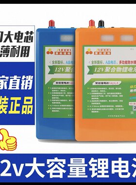 聚合物大容量锂电池12V80安 120a 160ah200a逆变器氙气灯户外电瓶