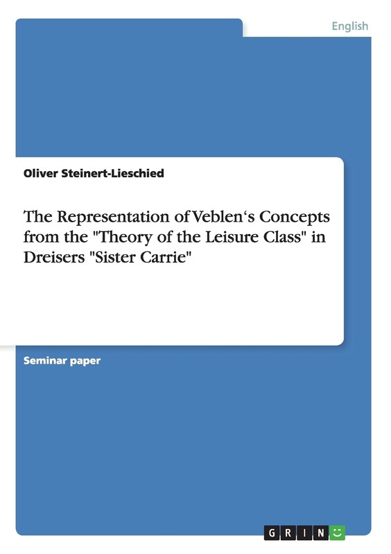 【按需印刷】The Representation of Veblen's Concepts from the 