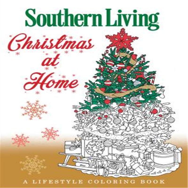 【预售】southern living christmas at home: a lifestyle coloring