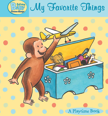 【预售】curious baby my favorite things: a playtime book