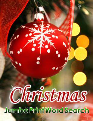【预售】christmas jumbo print word search