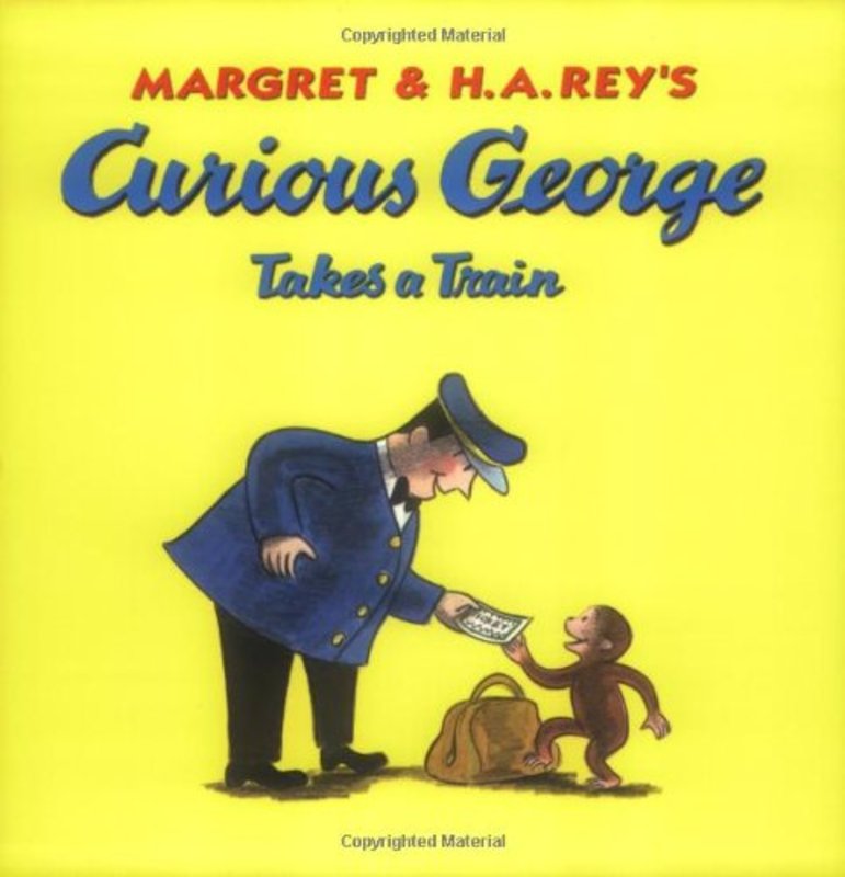英文原版 curious george picture book curious george takes a
