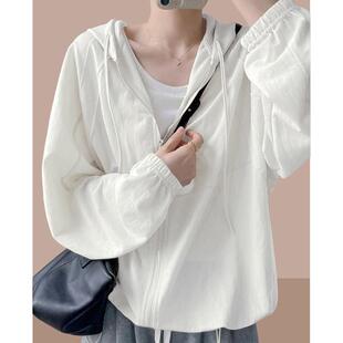 防晒衣外套女2026夏季 短款 轻薄透气V防晒服0325e 爆款 冰丝防晒衫