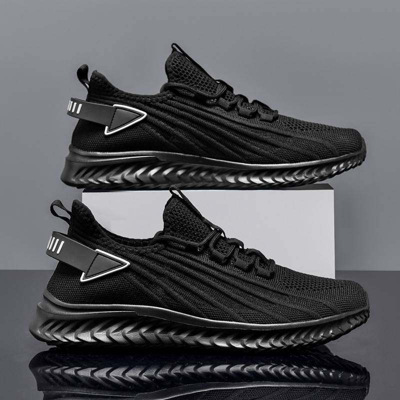 透气男鞋布鞋大码47鞋夏季镂空网面休闲中老年运动0321h