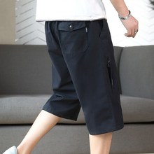 7分潮流百搭外穿中裤 短裤 夏季 宽松大码 工装 子休06160616d 男士