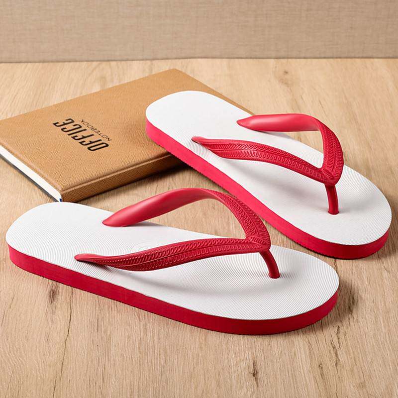 拖鞋男夏季人字拖潮外穿沙滩防滑五条人户外橡胶软底0330k