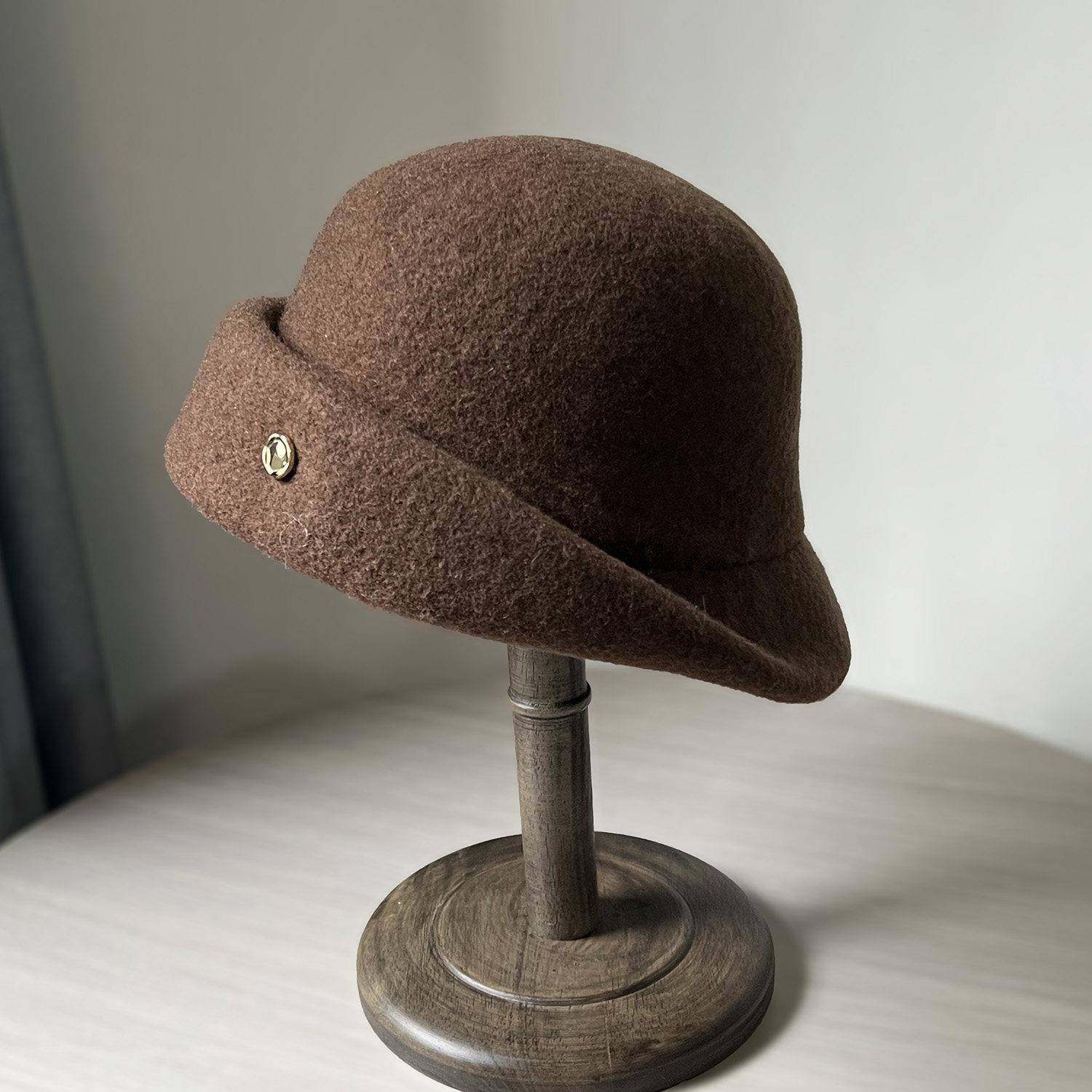 春秋卷边礼帽女保暖法式名媛气质盆帽复古显脸小千渔夫帽子0119ud,服饰配件/皮带/帽子/围巾,帽子,淘宝优惠券,粉丝福利购,淘宝优惠卷