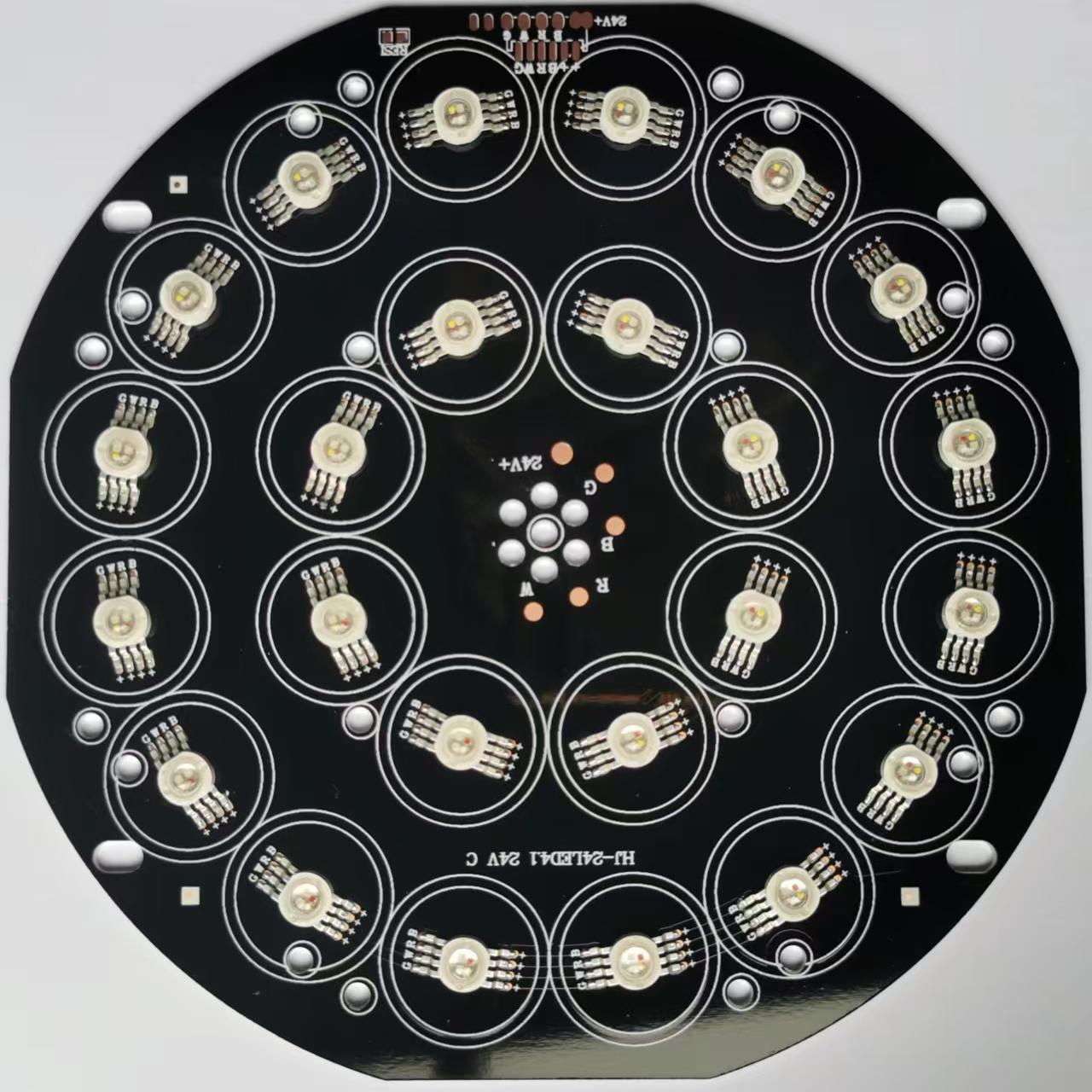 24颗帕灯灯板  24颗四合一灯盘 厂家直销 维修专用 RGBW 10W