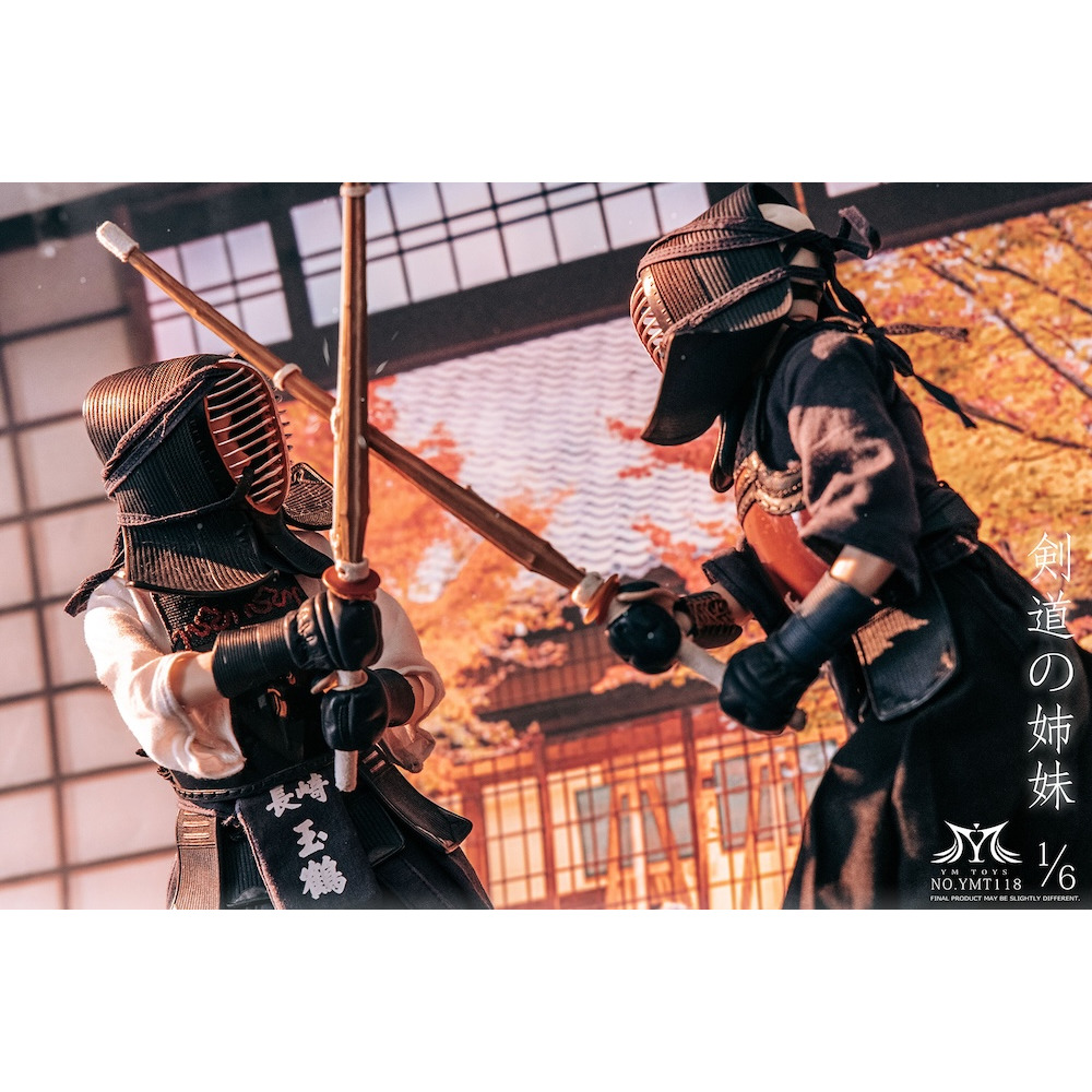 接单 YMTOYS 1/6 剑道少女—井川 星子&玉鹤 YMT118 可动人偶