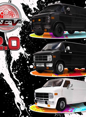 接单 Ramen Toy 1/12 REV 面包车 2.0 适配6寸可动兵人偶