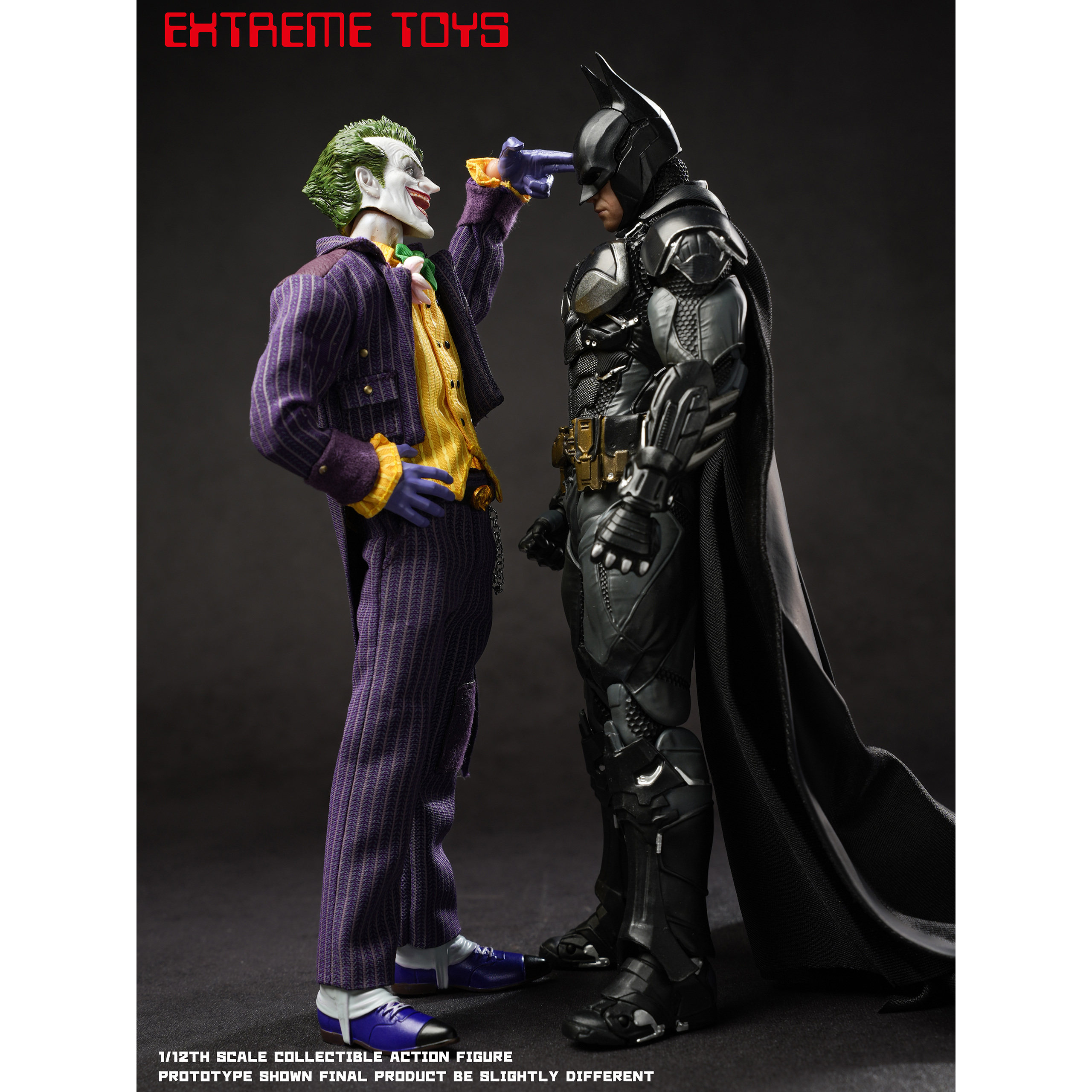接单 极模型EXTREME TOYS EX003V2 1/12 阿卡姆骑士小丑 可动人偶