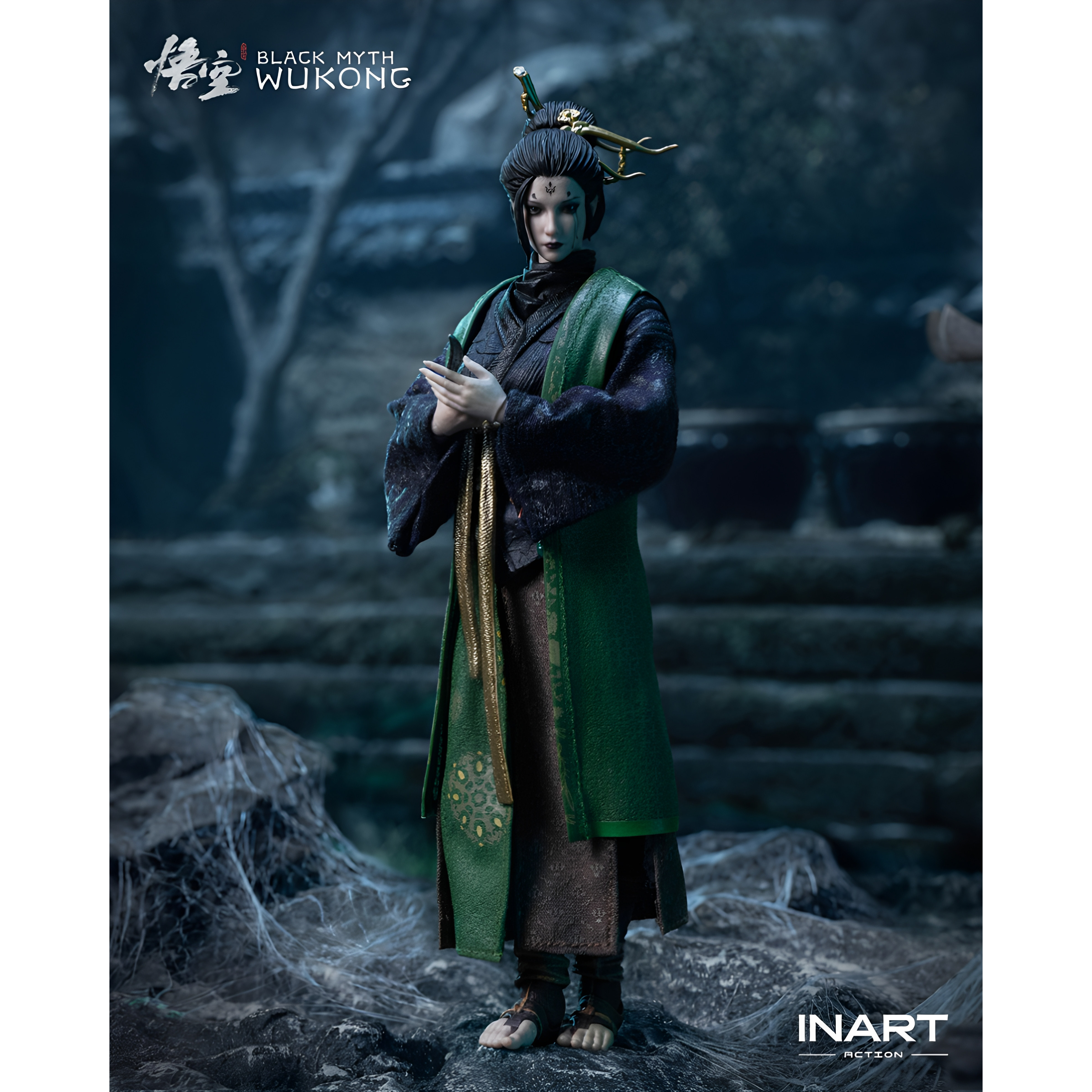 接单  INART Action 1/12 黑神话 悟空 四姐 可动人偶 MAG G0009