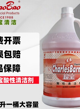 超宝DFF019酸性清洁剂大桶洁厕剂瓷砖大理石地板水泥去污渍洗涤剂