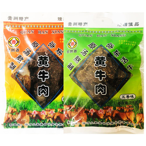 全然香黄牛肉干巴麻辣五香味454g