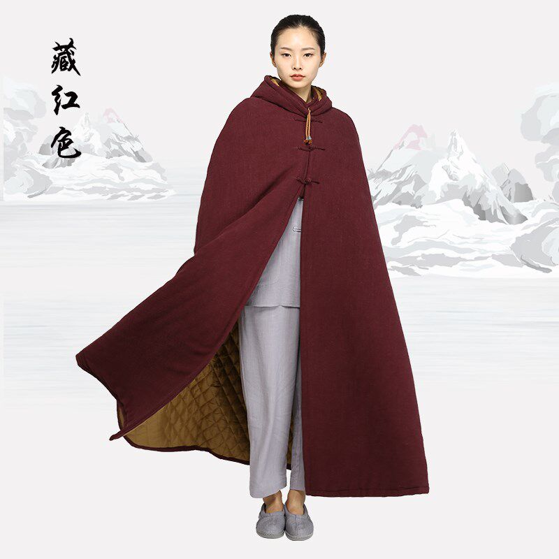 SHANG YUAN SEVEN COUPLES LINEN AND COTTON MEDITATION CLOAK LAY MONK MEDITATION CLOTHES MEDITATION CLOAK MONK MONKS MONKS MEDITATE