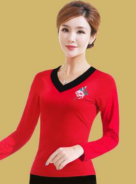2025年广场舞服装新款套装夏季短袖中老年跳舞衣服长袖套裙舞蹈服