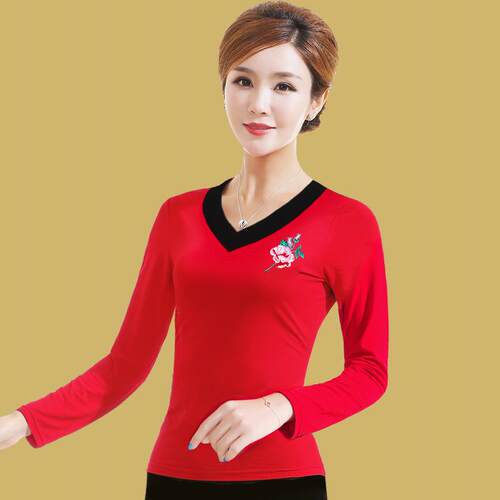 2025年广场舞服装新款套装夏季短袖中老年跳舞衣服长袖套裙舞蹈服