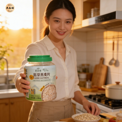 燕谷坊胚芽燕麦片即食纯燕麦片