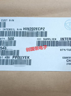 原装 假一赔十 HIN202ECPZ INTER 直插 DIP-18 收发器芯片IC