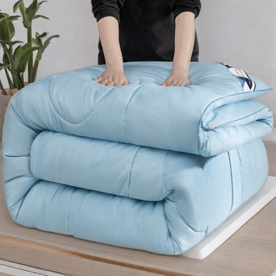 希尔顿逸林酒店长丝被空调被春秋被加厚冬被民宿活动礼品被子
