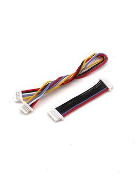 JHEMCU津航飞控电调AIO接数字图传双公头SH1.0连接线 8P 5P转6P