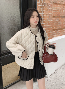 现货 棉衣棉服女秋冬小个子外套薄款  2C206-L35-P155-K228