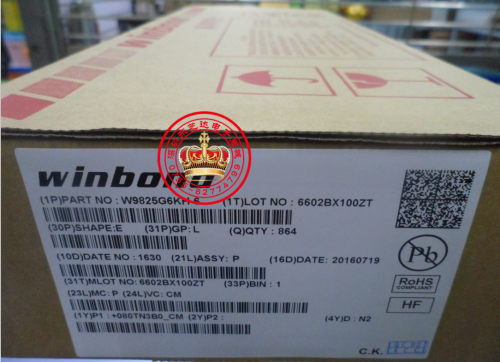 W9825G6KH-6正品原装 华邦存储器芯片