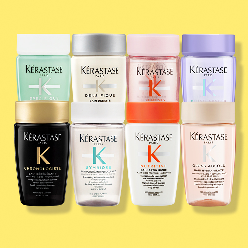 卡诗洗发水小样80ml试用装双重赋活赋源耀光黑钻旅行装发膜护发素