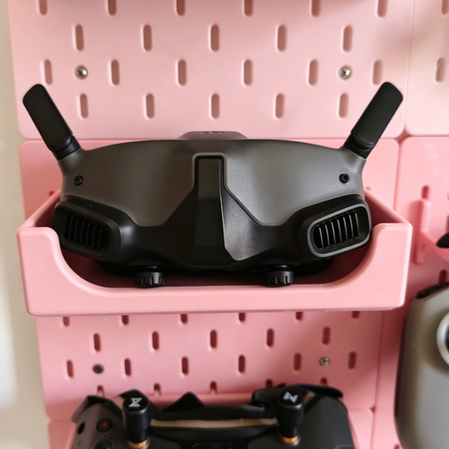 适用宜家洞洞板配件大疆GOGGLES2眼镜盒收纳SKADIS斯考迪斯圆孔