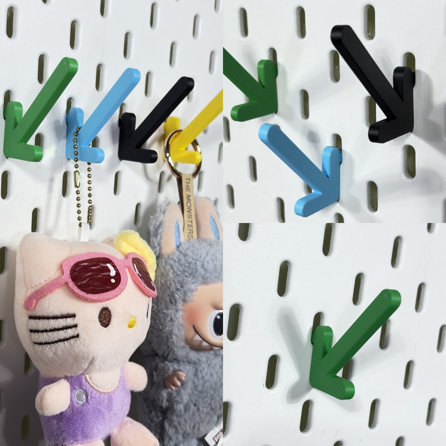 宜家SKADIS洞洞板配件收纳