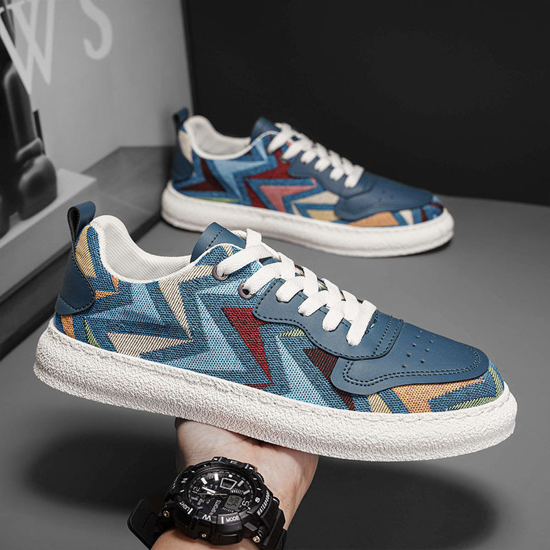 男鞋夏季新款帆布一脚蹬透气布鞋青少年户外运动休闲百搭板鞋