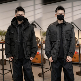 【三合一结构款多功能工装棉服】秋冬保暖时尚休闲百搭外套1001