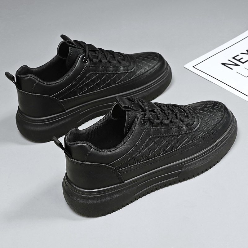 春季男鞋新款透气小白鞋子男款韩版潮流百搭厚底运动休闲板鞋潮鞋