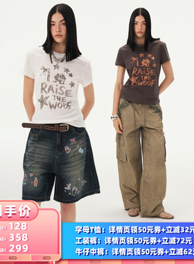 【所有女生的衣橱直播间】DIDDIMODA字母T恤/工装裤/牛仔中裤