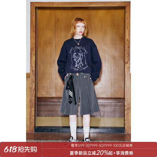 DIDDIMODA 斑点狗/豹纹小狗卫衣/牛仔裤