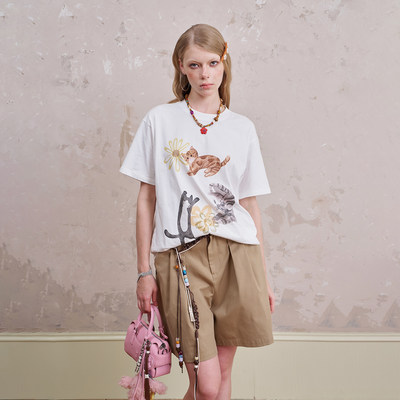 DIDDIMODA学院风菱格毛衣外套