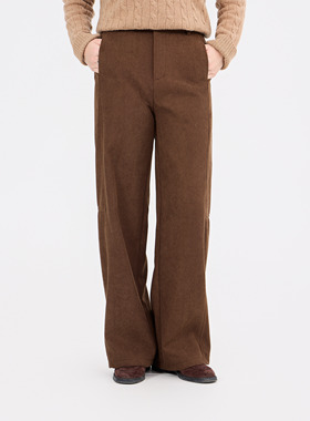 REST HEART 2025冬季新品 高腰百搭韩系灯芯绒裤