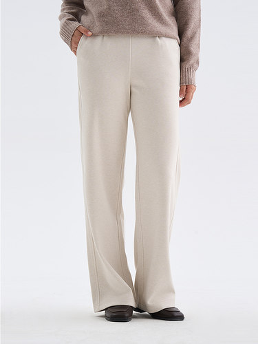 高腰百搭阔腿裤中长裤