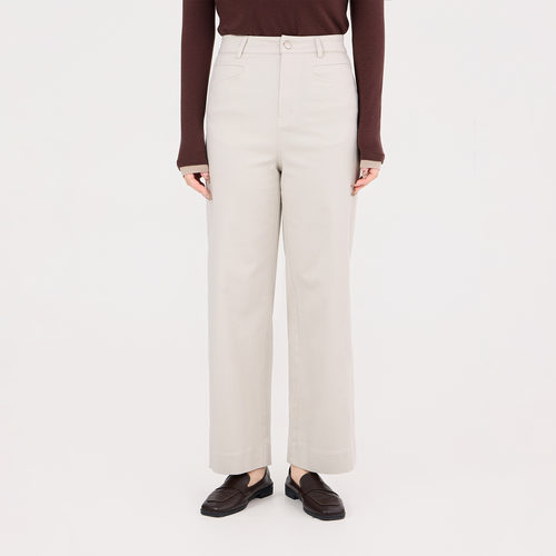 REST HEART 2026春季新品 2色高腰百搭九分阔腿裤