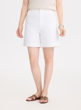 REST HEART 2025夏季新品 高腰新疆棉显瘦牛仔短裤