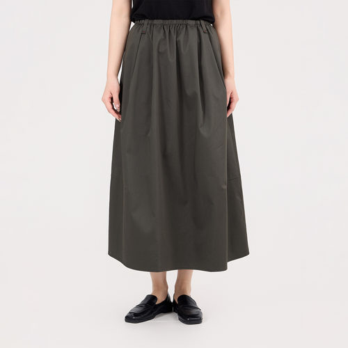 REST HEART 2026春季新品 高腰复古橄榄绿半身裙